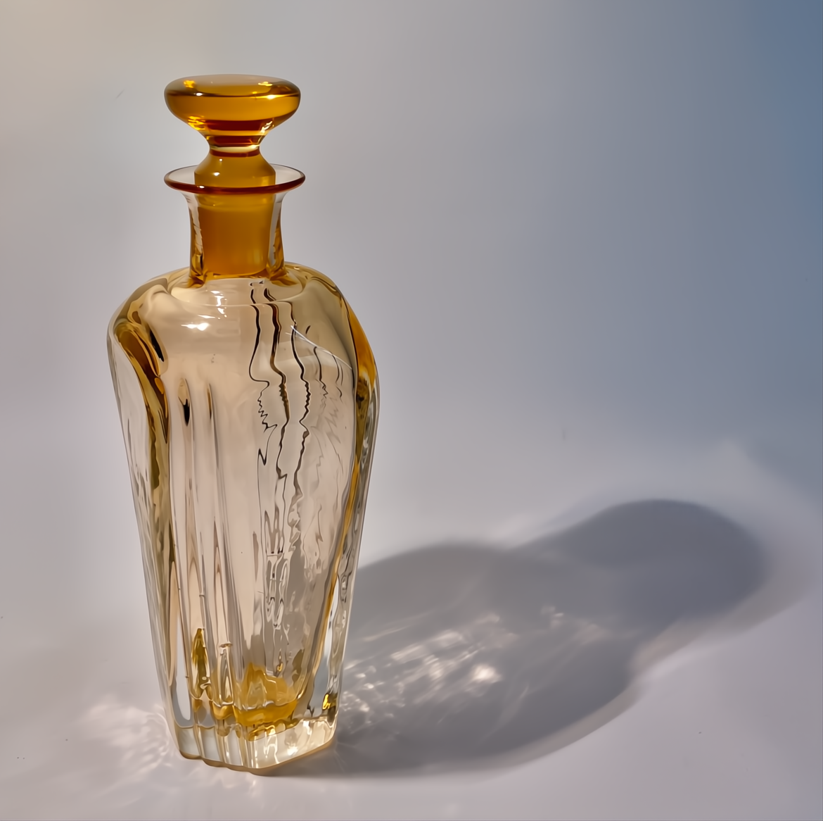 Deco Straw Decanter