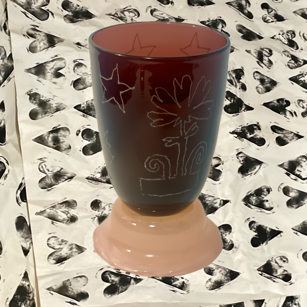 Pink Footed tumbler