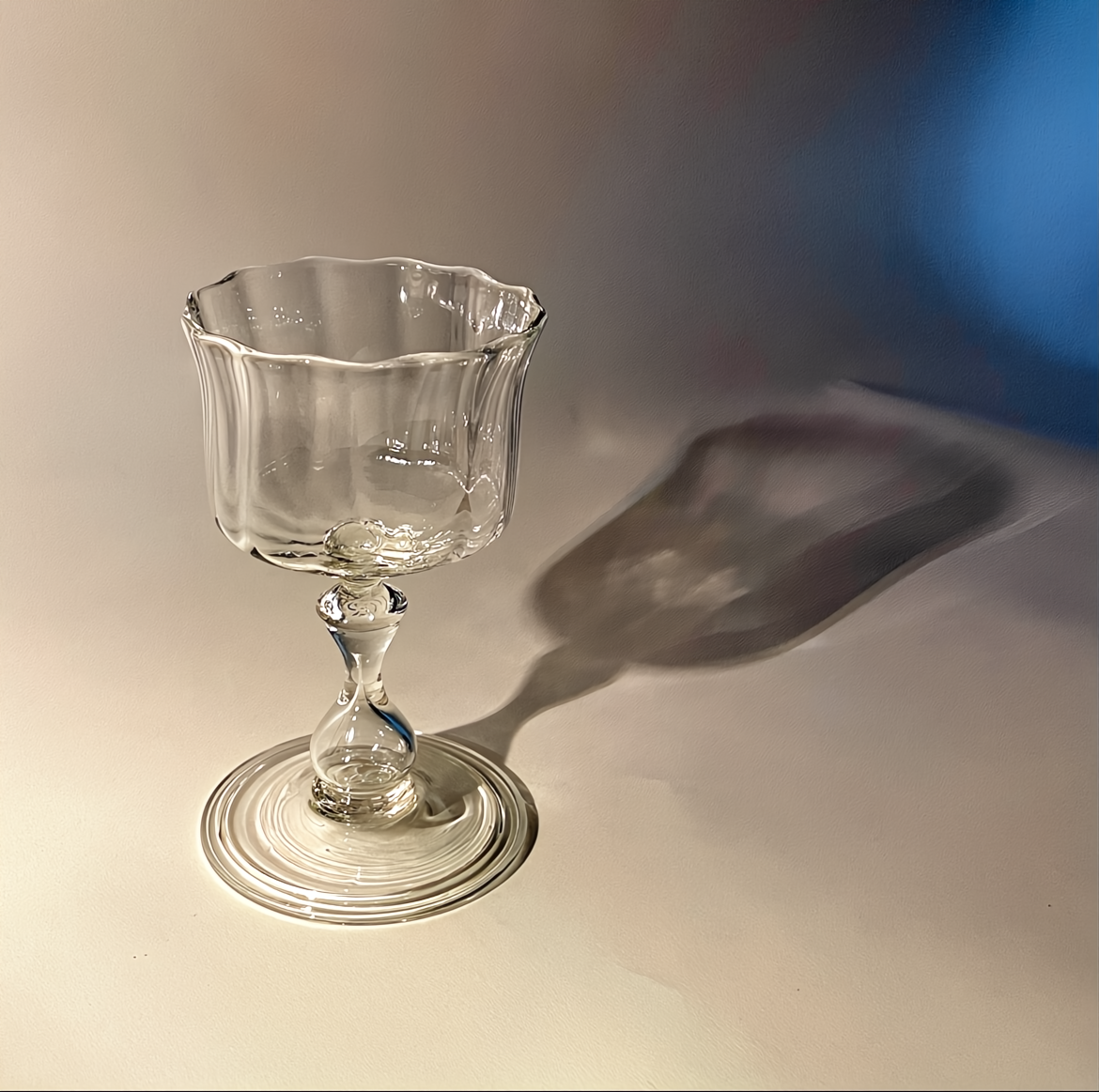 scalloped spritz goblet